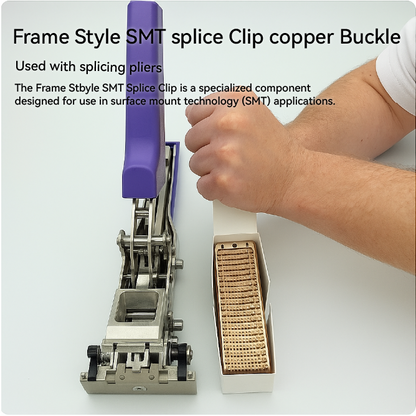S606 Frame Style SMT Splice Clip Copper Buckle