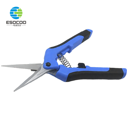 ESOCOO TL21 Blue Handle SMT Splice Tool Scissor with Positioning Function