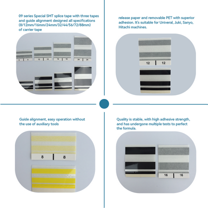 Esocoo-09 Series Premium SMT Splice Tape with Guide Alignment