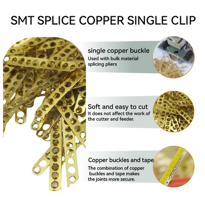 SMT Copper Single Splice Clip – 4000pcs for Precise Carrier Tape Splicing