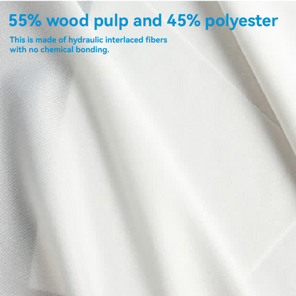 60gsm Nonwoven Cleanroom Wipes-High Absorbent, Low Particle,Durable (0604 / 0606 / 0609 / 0612)