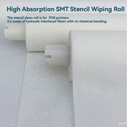SMT Stencil Wiping Paper Rolls for EKRA Printer