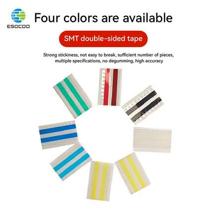 Esocoo-01 Series SMT Double-Sided Splice Tape, High Adhesion, 8–56mm