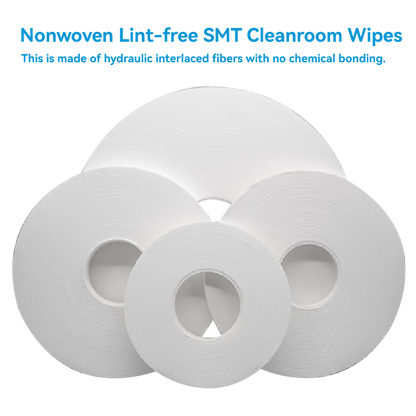 68gsm Nonwoven Cleanroom Roll Paper – Oil-Absorbing Wipes for Lithium Battery and Terminal Cleaning