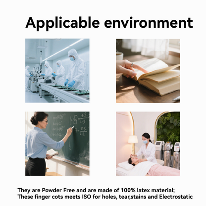 Anti-static finger cots