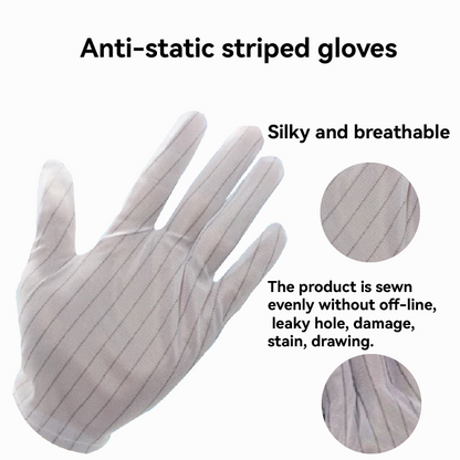 Striped Anti-static gloves
