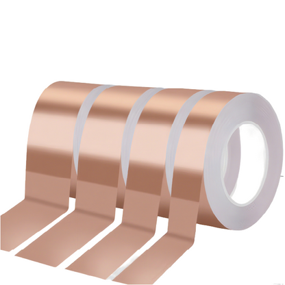 Die Cutting 3mm 5mm Width Self Adhesive Pure Copper Foil Tape For Stained Glass