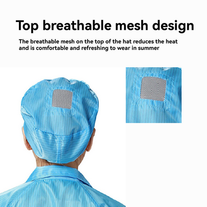 Anti-static cleanroom hat