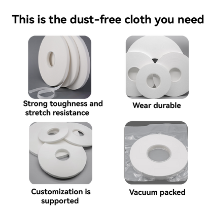 68gsm Nonwoven Cleanroom Roll Paper – Oil-Absorbing Wipes for Lithium Battery and Terminal Cleaning