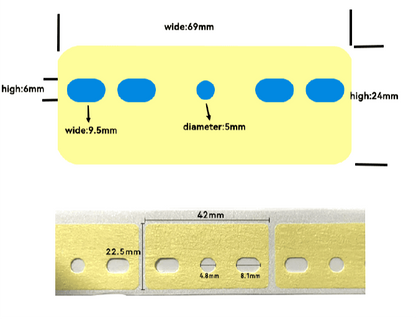 Esocoo-AI Series AI SMT Splicing Tape for Horizontal & Vertical Carrier Tapes – 3, 5, 6 Holes