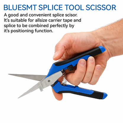 ESOCOO TL21 Blue Handle SMT Splice Tool Scissor with Positioning Function