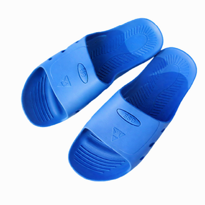 Six Holes SPU Blue ESD Slipper