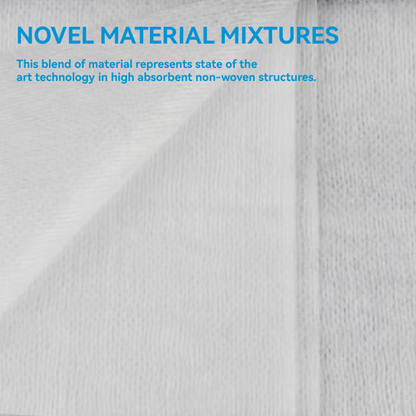 53gsm Nonwoven Cleanroom Wipes-55% Cellulose 45% Polyester, Low Lint & High Absorbent (0604 / 0606 / 0609 / 0612)