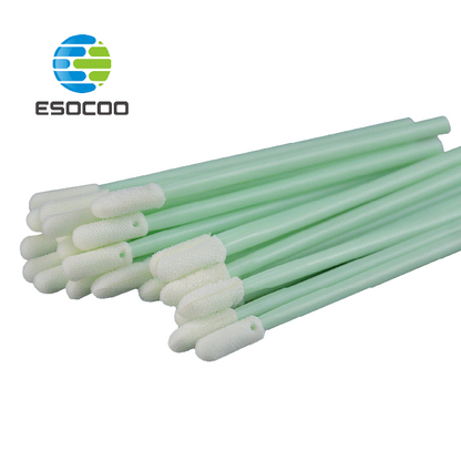 742 Foam Head Green Handle Car Cleaning Cleanroom Swab Round Foam Swab for hard disks, circuit boards, optical lenses, integrated circuits