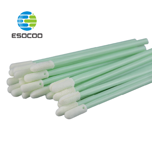 742 Foam Head Green Handle Car Cleaning Cleanroom Swab Round Foam Swab for hard disks, circuit boards, optical lenses, integrated circuits