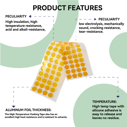 Esocoo SMT Die Cutting Kaptan Tape Heat Resistant Polyimide Film Adhesive Tape