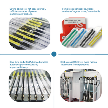 Esocoo-01 Series SMT Double-Sided Splice Tape, High Adhesion, 8–56mm