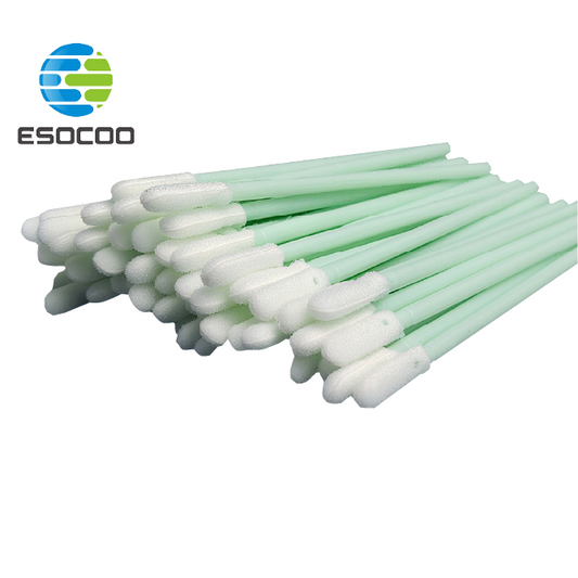 757 Foam Head Green Handle Car Cleaning Cleanroom Swab Round Foam Swab for hard disks, circuit boards, optical lenses, integrated circuits