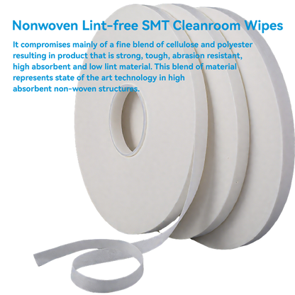 68gsm Nonwoven Cleanroom Roll Paper – Oil-Absorbing Wipes for Lithium Battery and Terminal Cleaning