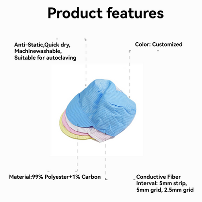 Anti-static cleanroom hat