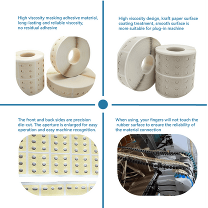 Esocoo-AI Series AI SMT Splicing Tape for Horizontal & Vertical Carrier Tapes – 3, 5, 6 Holes
