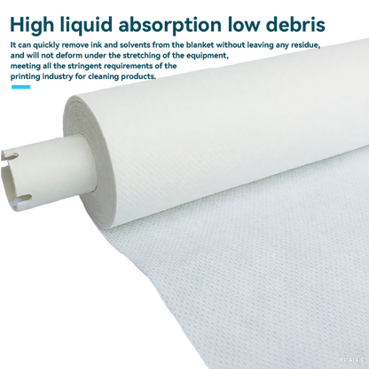 SMT Understencil Wiping Roll-Low Lint, High Absorbency Cleaning Roll for PCB Stencil Printers