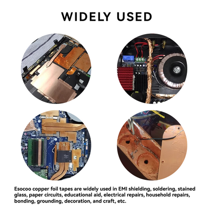 Die Cutting 3mm 5mm Width Self Adhesive Pure Copper Foil Tape For Stained Glass