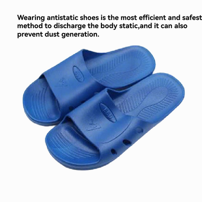 Six Holes SPU Blue ESD Slipper
