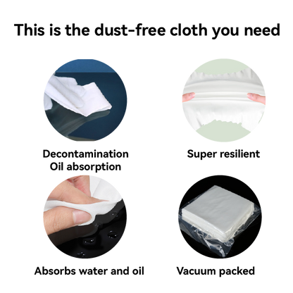 53gsm Nonwoven Cleanroom Wipes-55% Cellulose 45% Polyester, Low Lint & High Absorbent (0604 / 0606 / 0609 / 0612)