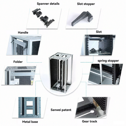 SMT PCB ESD Magazine Rack
