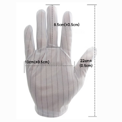Striped Anti-static gloves