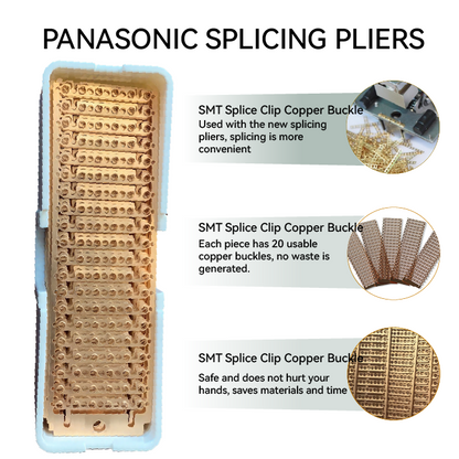 S606 Frame Style SMT Splice Clip Copper Buckle